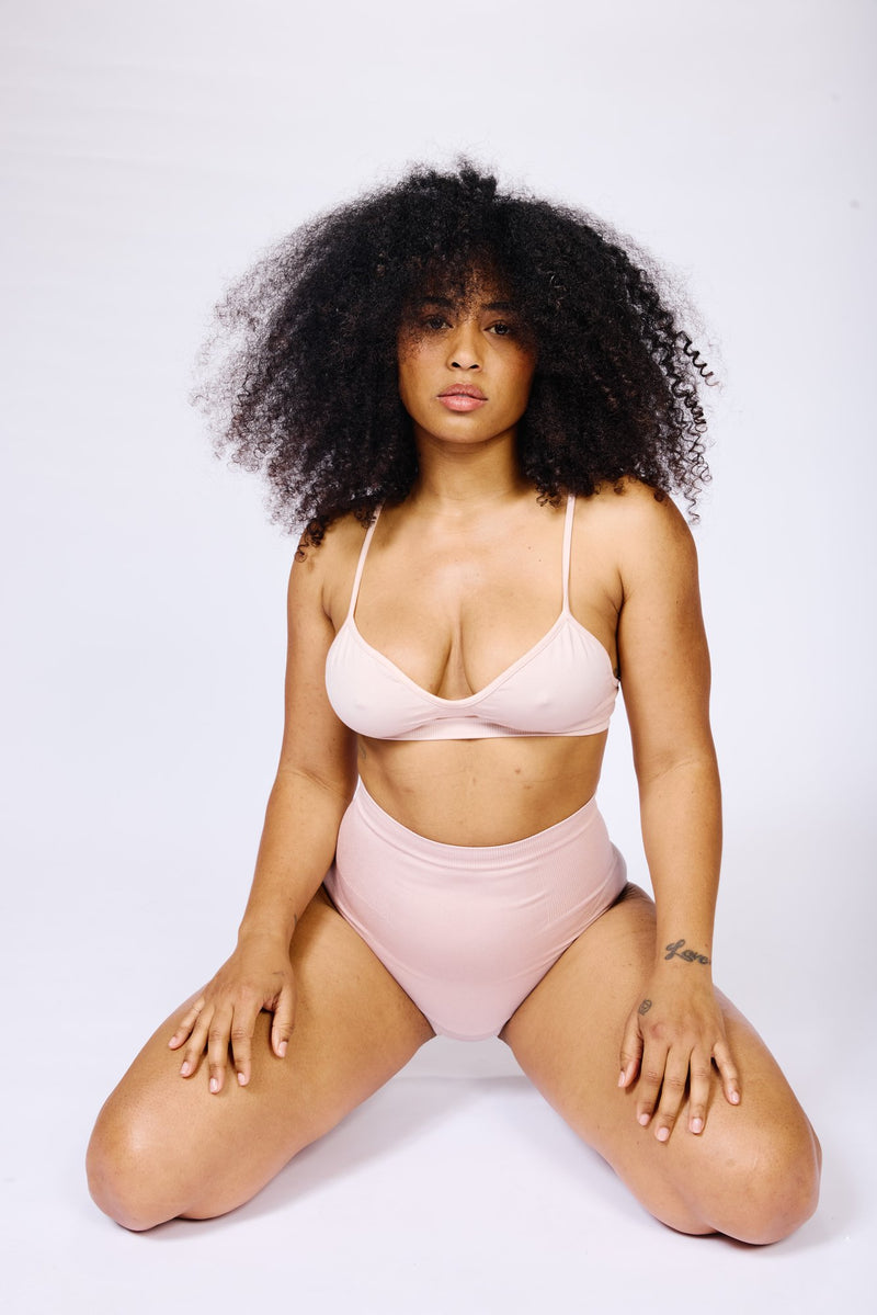 LIBERATED Bikini Bra Top | Blush