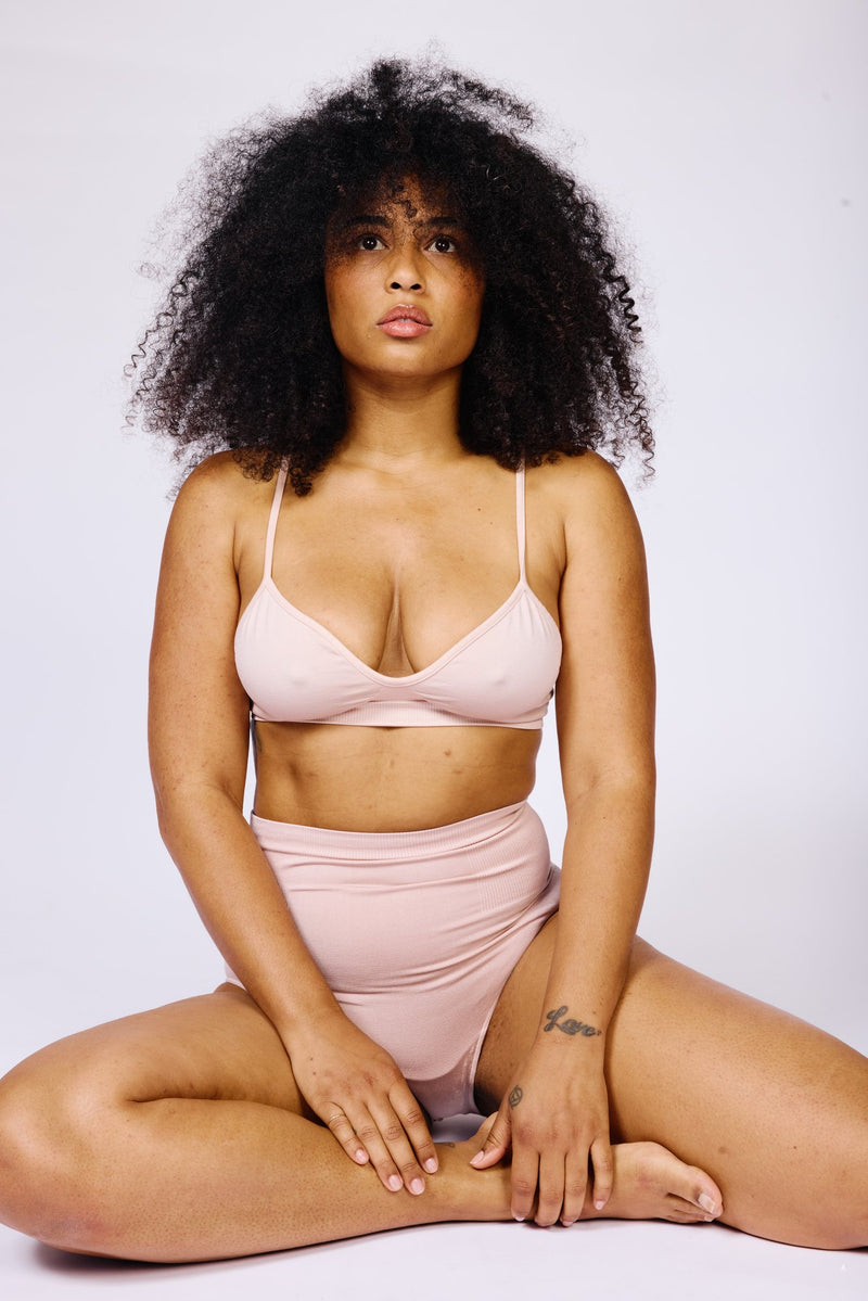 LIBERATED Bikini Bra Top | Blush | Image 8