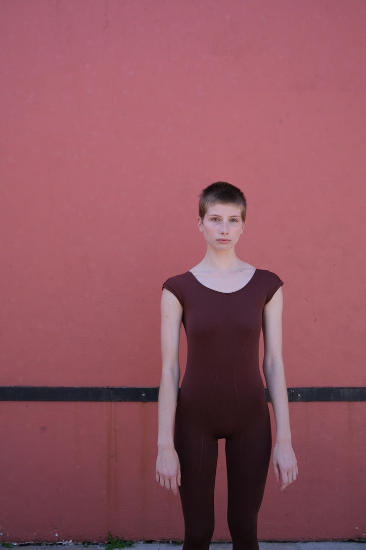 ENLIGHTENED Unitard | Maroon | Image 5