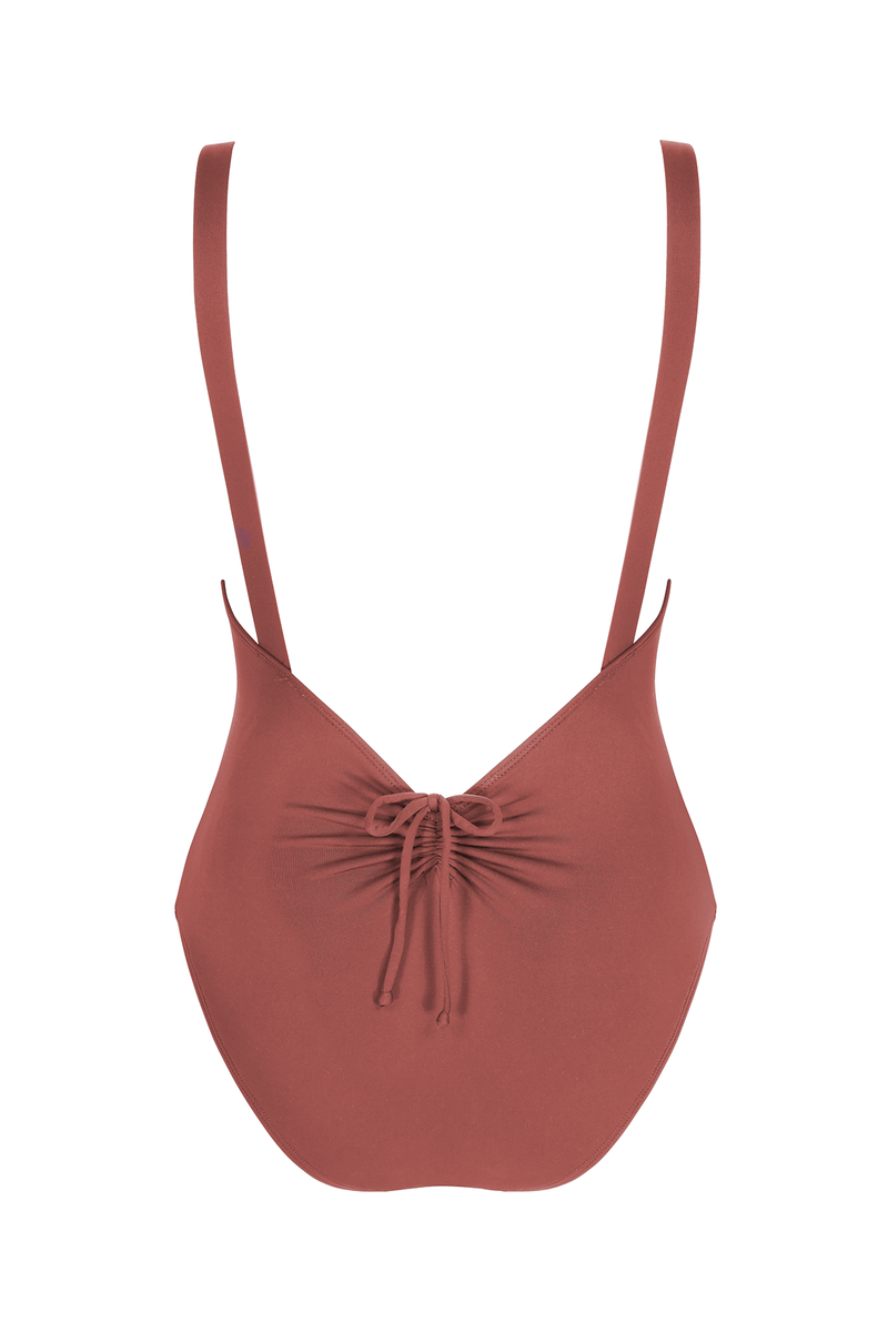 SHELTER ISLAND Swimsuit | Garnet Red