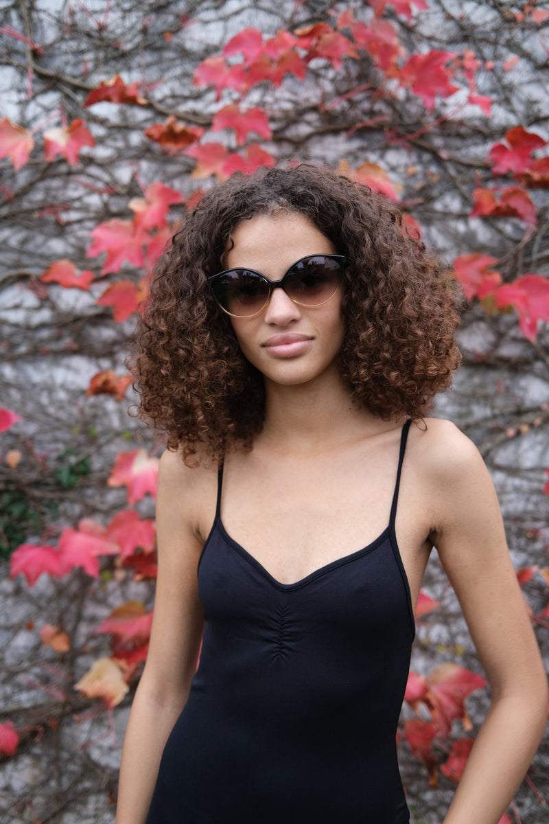 ISTANBUL Sunglasses | Black to Cream | Image 6