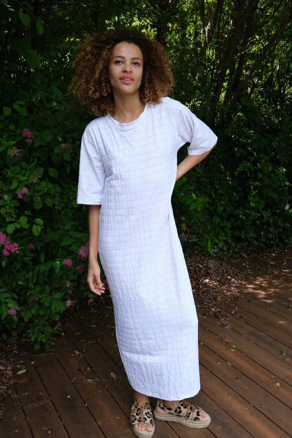 MAHINA Dress | White Stripe