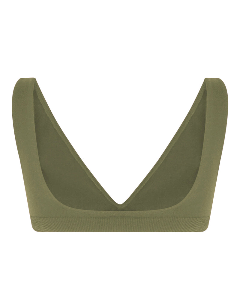 GRACEFUL Bikini Bra Top | Olive | Image 3