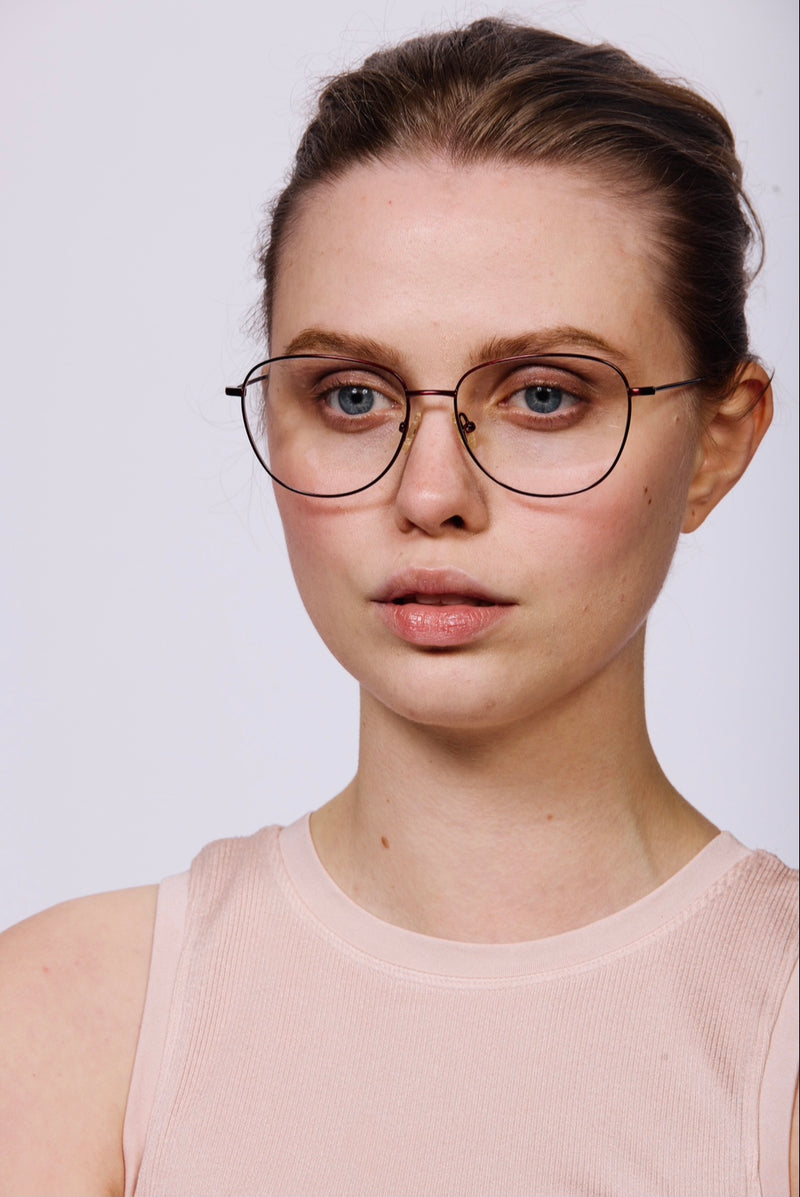 NEW YORK METAL Optical Frames | Matte Black | Image 6