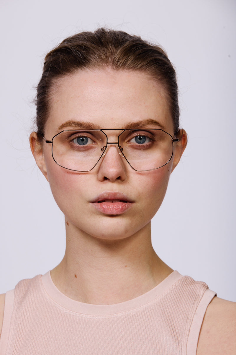 SANTIAGO Optical Frames | Gunmetal & Rose Gold | Image 8