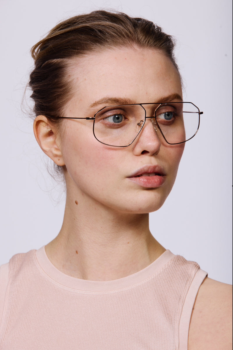 SANTIAGO Optical Frames | Gunmetal & Rose Gold | Image 4