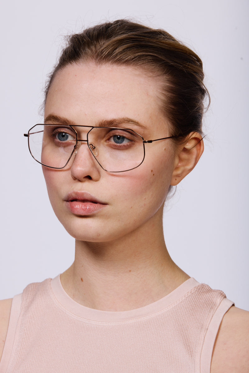 SANTIAGO Optical Frames | Rose Gold | Image 2