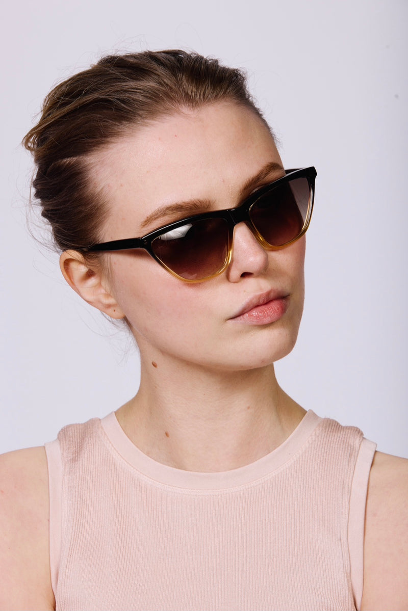 CAIRO Sunglasses | Black to Cream | Image 4