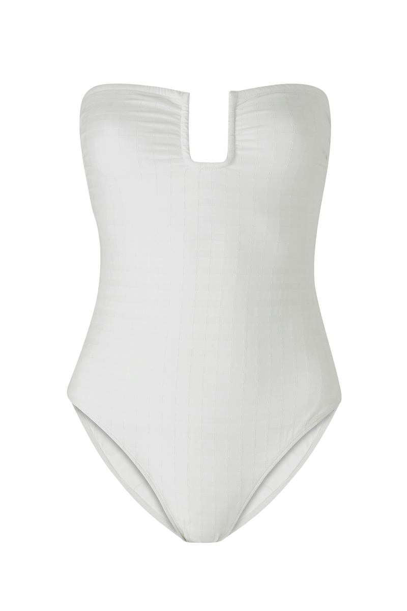 FORTE DEI MARMI Swimsuit | White Check