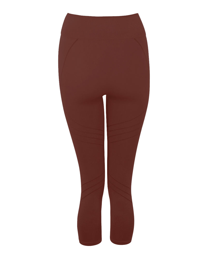 MOTION Leggings | Maroon | Image 3