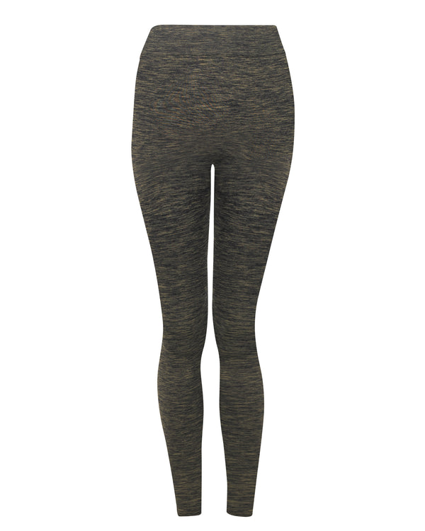 NURTURING Full Length Leggings | Olive Marl | Image 1