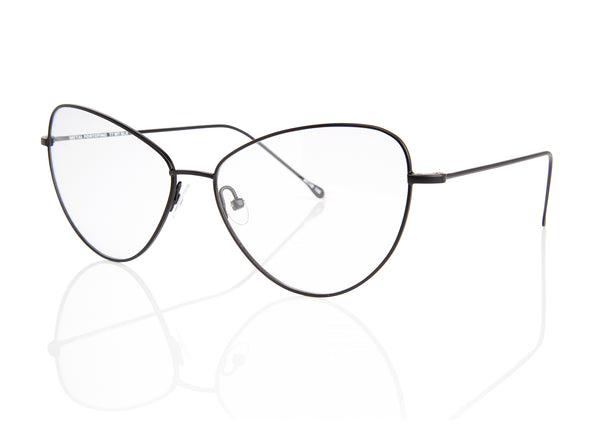 PORTOFINO Optical Frames | Matte Black Metal | Image 2