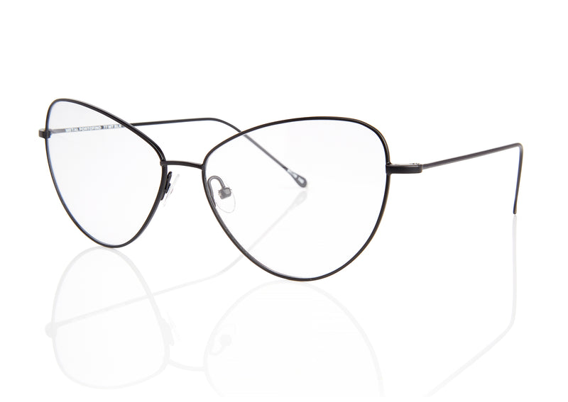 PORTOFINO Optical Frames | Matte Black Metal | Image 2