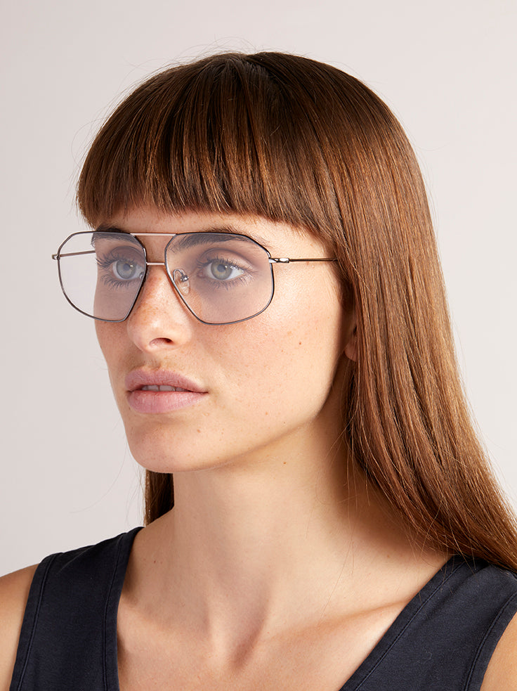 SANTIAGO Optical Frames | Gunmetal & Rose Gold | Image 10