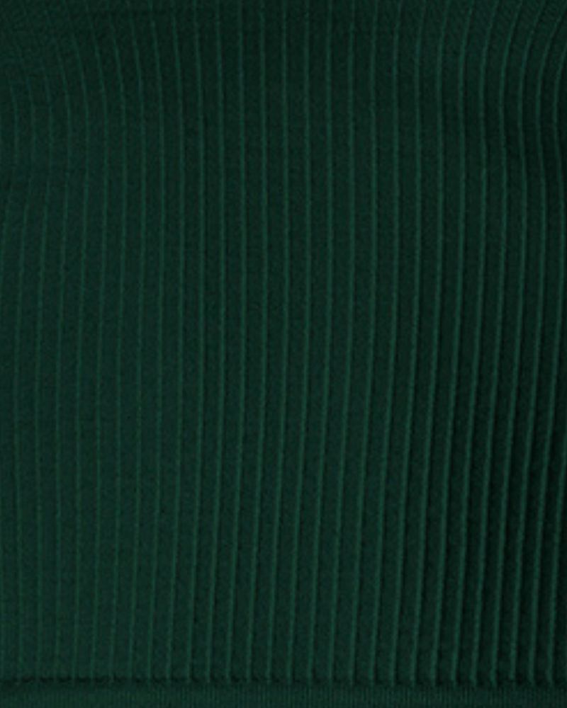 BLITHE Wide Ribbed Leggings | Dark Green | Image 5