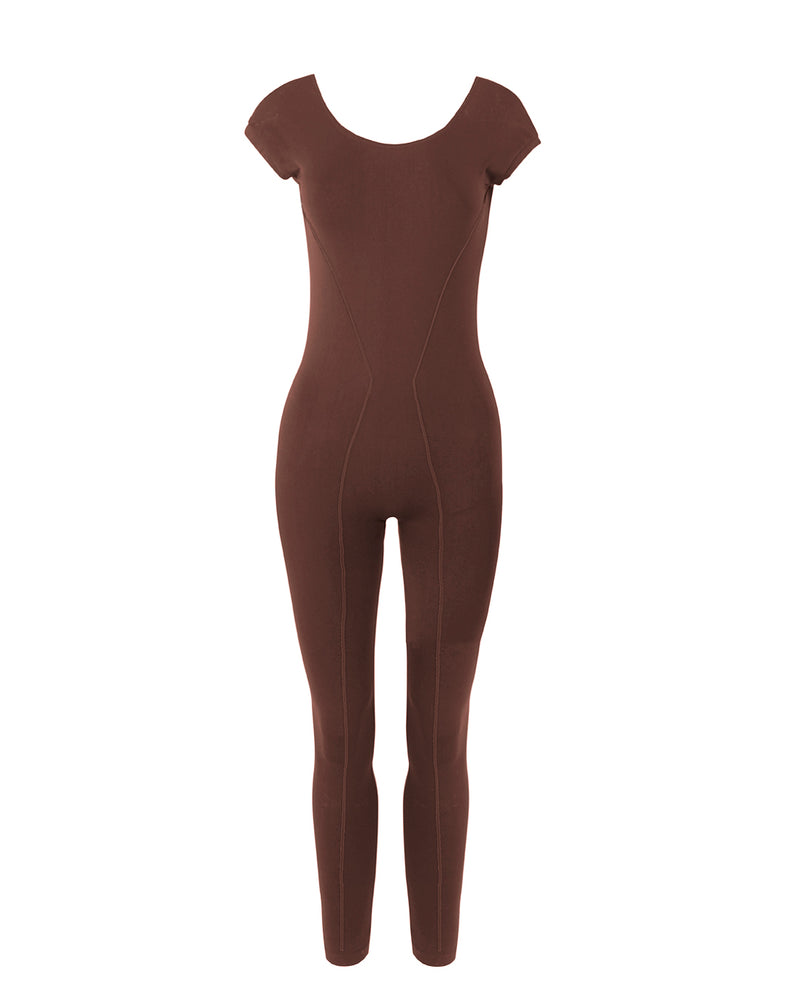 ENLIGHTENED Unitard | Maroon | Image 1