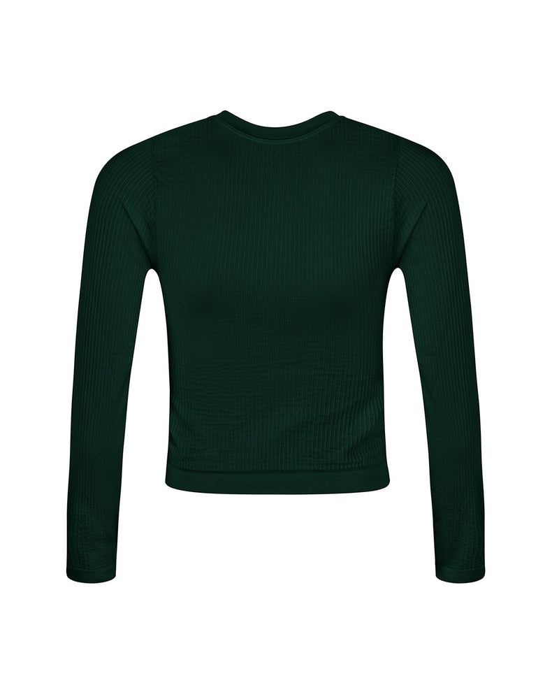 EQUILIBRIUM Wide Ribbed Top | Dark Green | Image 3