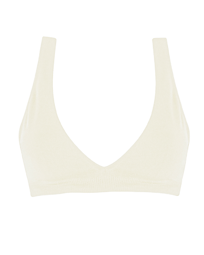 GRACEFUL Bikini Bra Top | Cream | Image 1