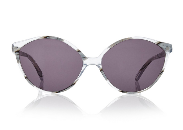 ISTANBUL  Sunglasses | Clear Zebra | Image 1