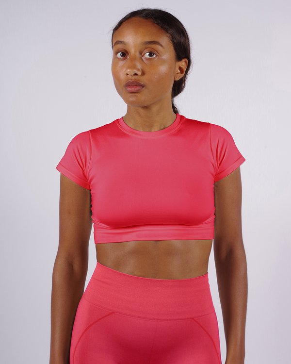 MINDFUL Crop Top | Cerise | Image 2