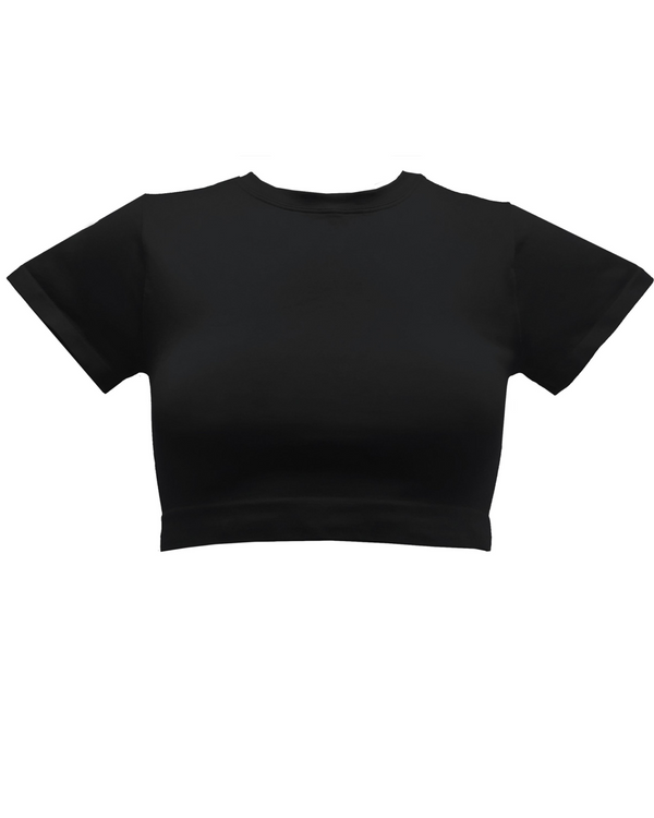 MINDFUL Crop Top | Black | Image 1