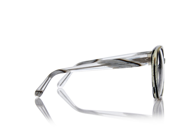 MONACO Optical Frames | Zebra Horn | Image 3