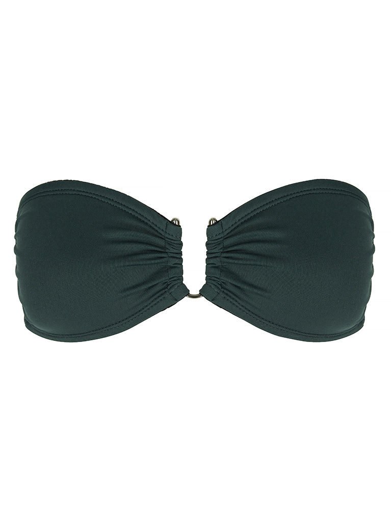 PUERTO VIEJO Bikini Top | Forest Green | Image 1