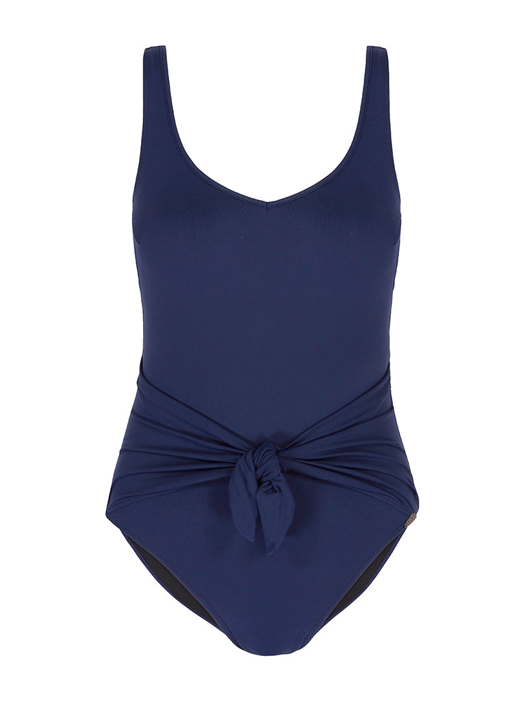 LIPARI One-Piece Swimsuit | Navy | Image 1