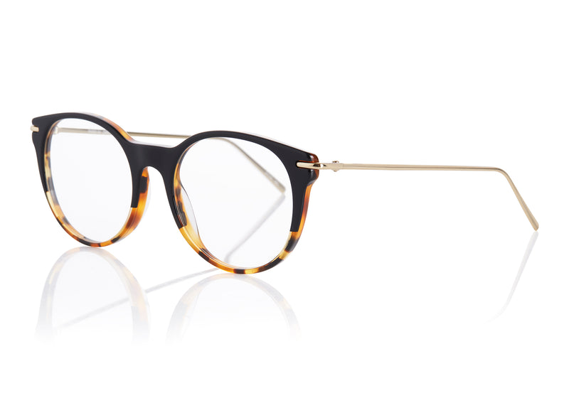 PARIS Optical Frames | Black & Amber Tortoiseshell | Image 3