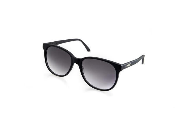 NEW YORK - Matte Black. A PRISM classic - unisex collection staple is a medium sized square style frame with a flat top and curve bottom. Also available in sunglasses and optical.