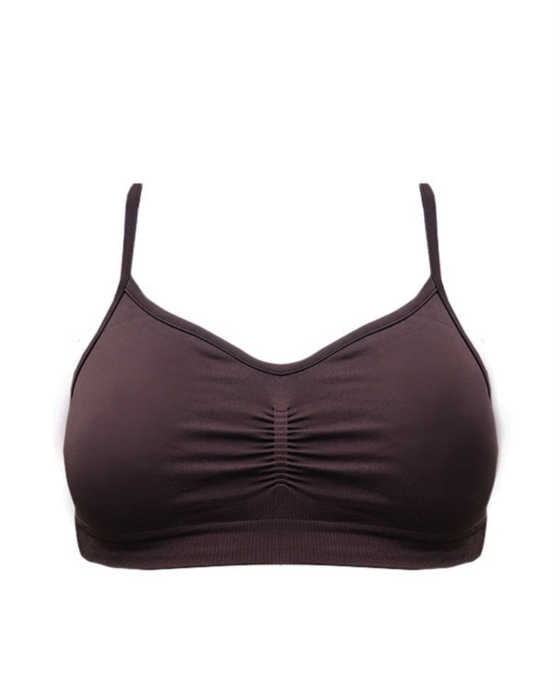 POISE Bra Top | Chocolate Brown | Image 1