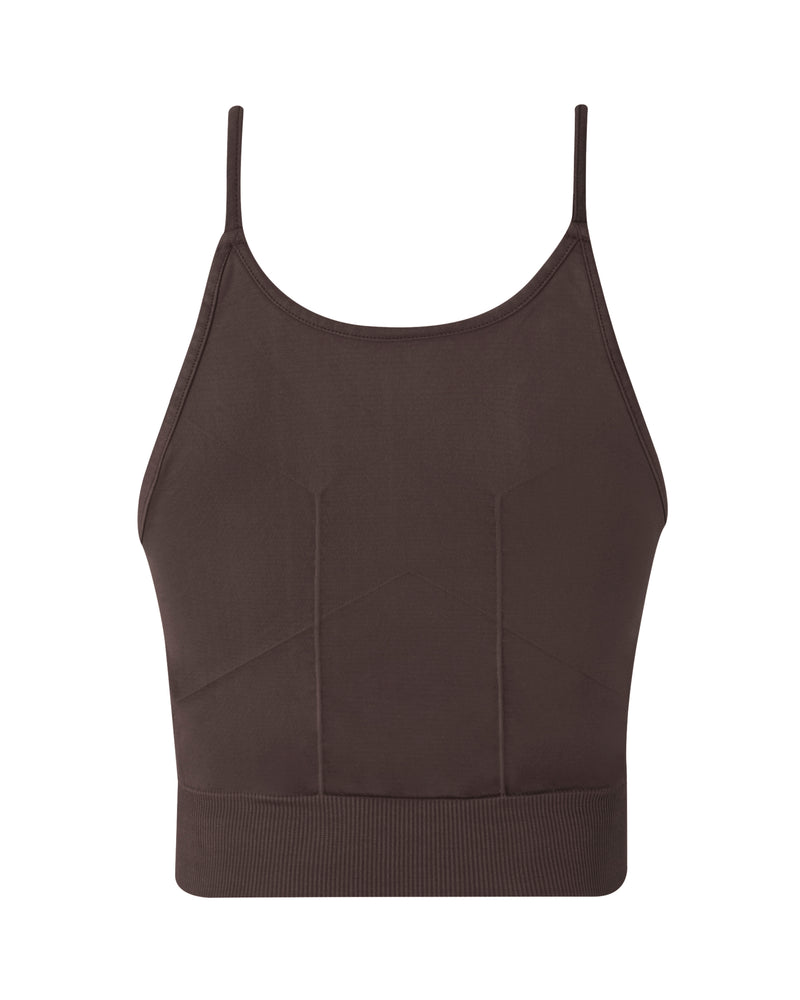 ENRAPTURED Top | Chocolate Brown | Image 1