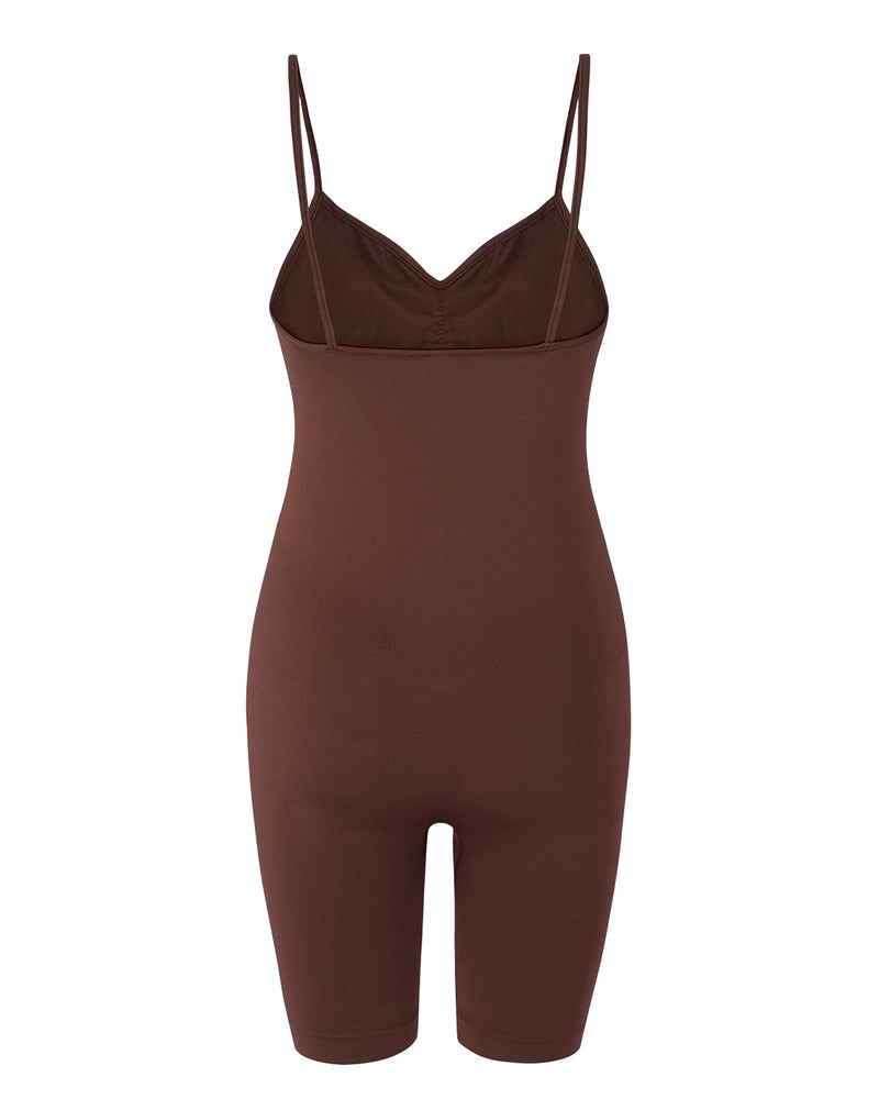 SPIRITED Shorts Unitard | Maroon | Image 4