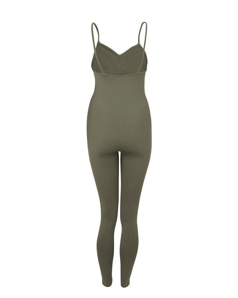 BALANCED unitard - Olive - PRISM² - Womens unitard -  Curvy women playsuit - Yoga unitard -  Workout unitard