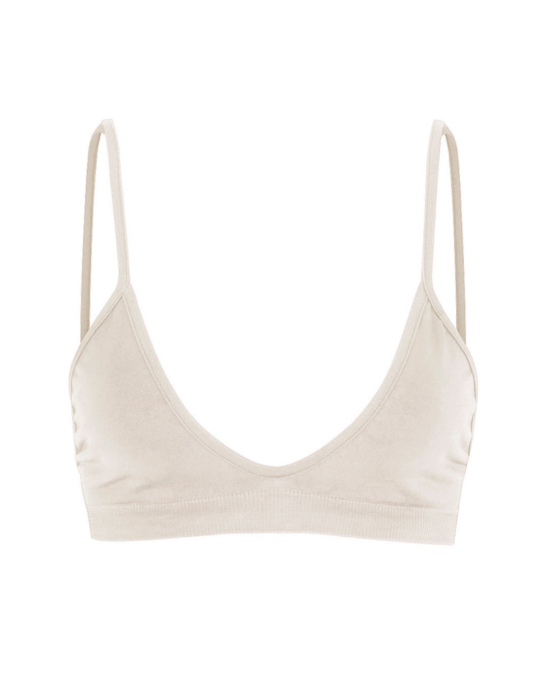 BLISSFUL Bikini Bra Top | Taupe | Image 1