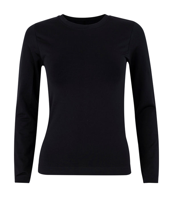 GRACIOUS Long Sleeved Top | Black | Image 1