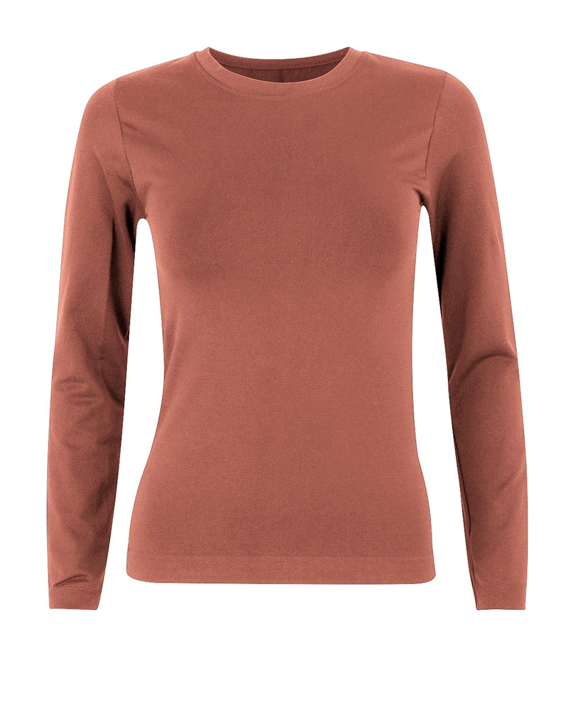 GRACIOUS Long Sleeve Top |  Rusty Pink | Image 1