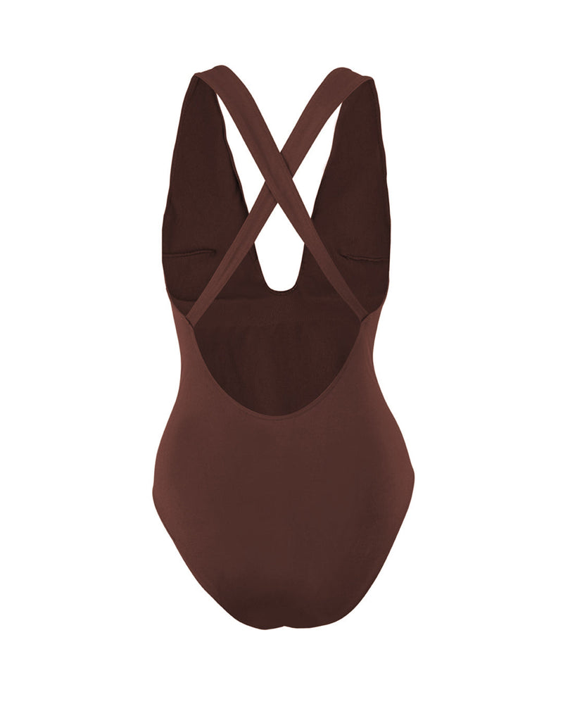 ILLUMINATE Body Swimsuit | Maroon | Image 3