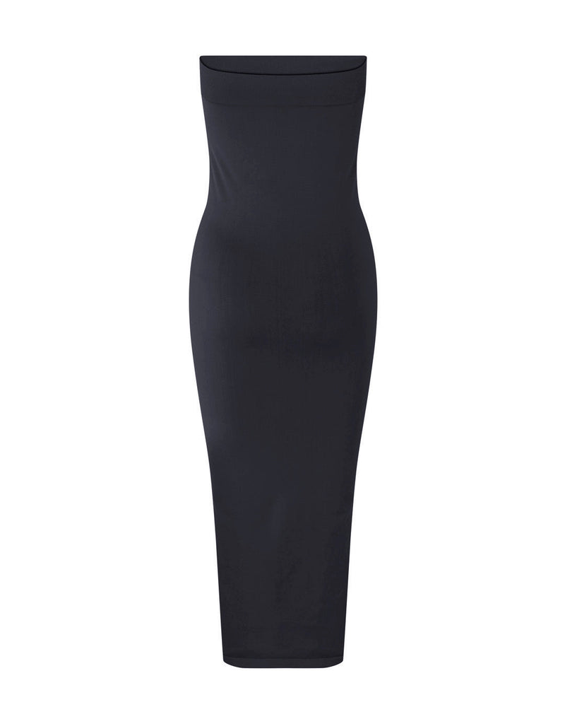 JOYOUS Bandeau Tube Dress | Black | Image 3