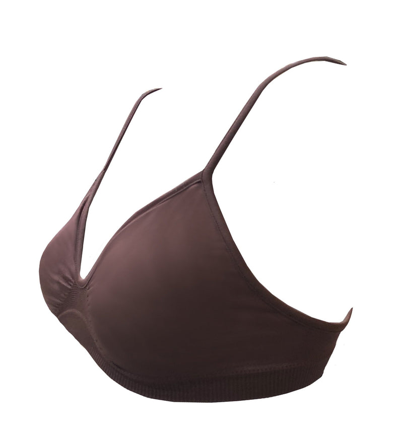 liberated bra top in chocolate brown - PRISM² - Bralette for pregnancy - Bra for bigger breasts - Bra for smaller breasts - Gym bralette - Maternity bra top - supportive bra top