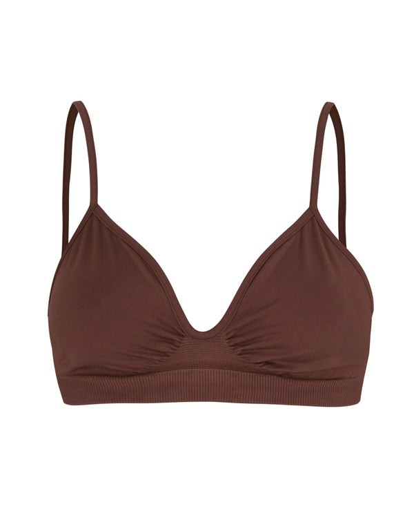 liberated bra top in maroon - supportive bra top - brown bralette - Bralette for big bust - Bralette for pregnancy - PRISM² - Soft bralette - Sports bra - Workout bra top