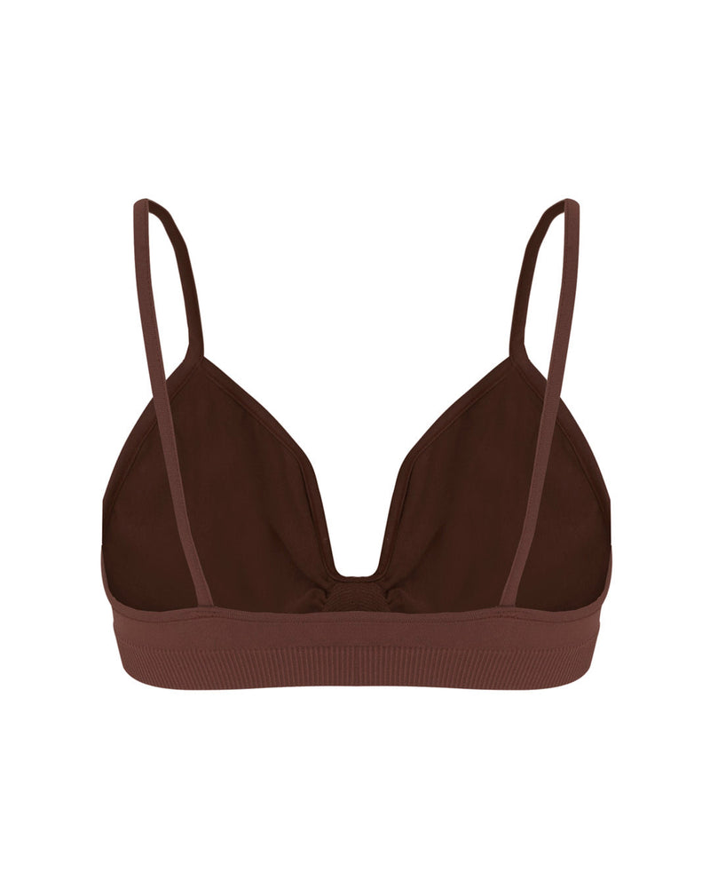 liberated in maroon - supportive bralette - PRISM² - Bralette for big bust - Bralette for pregnancy - plus size women bralette - gym bra top - brown bralette