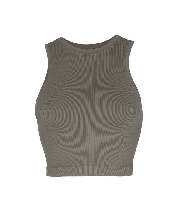 LUMINOUS Ribbed Vest  | Muddy Grey | Image 1