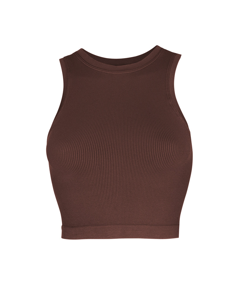 LUMINOUS Ribbed Vest | Maroon | Image 1