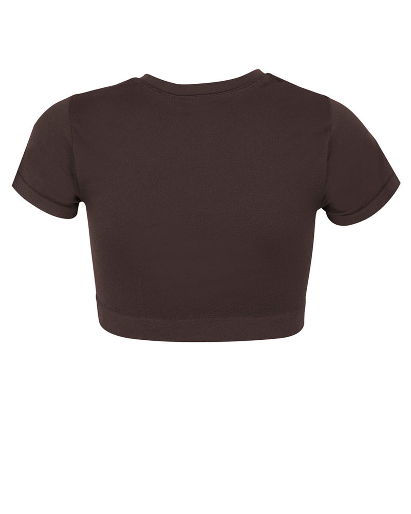 MINDFUL Crop Top | Chocolate Brown | Image 3