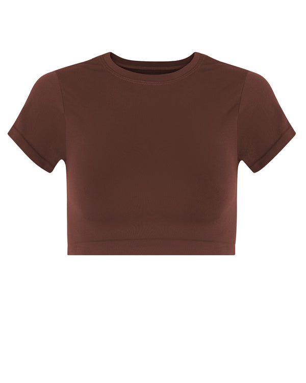 MINDFUL Crop Top | Maroon