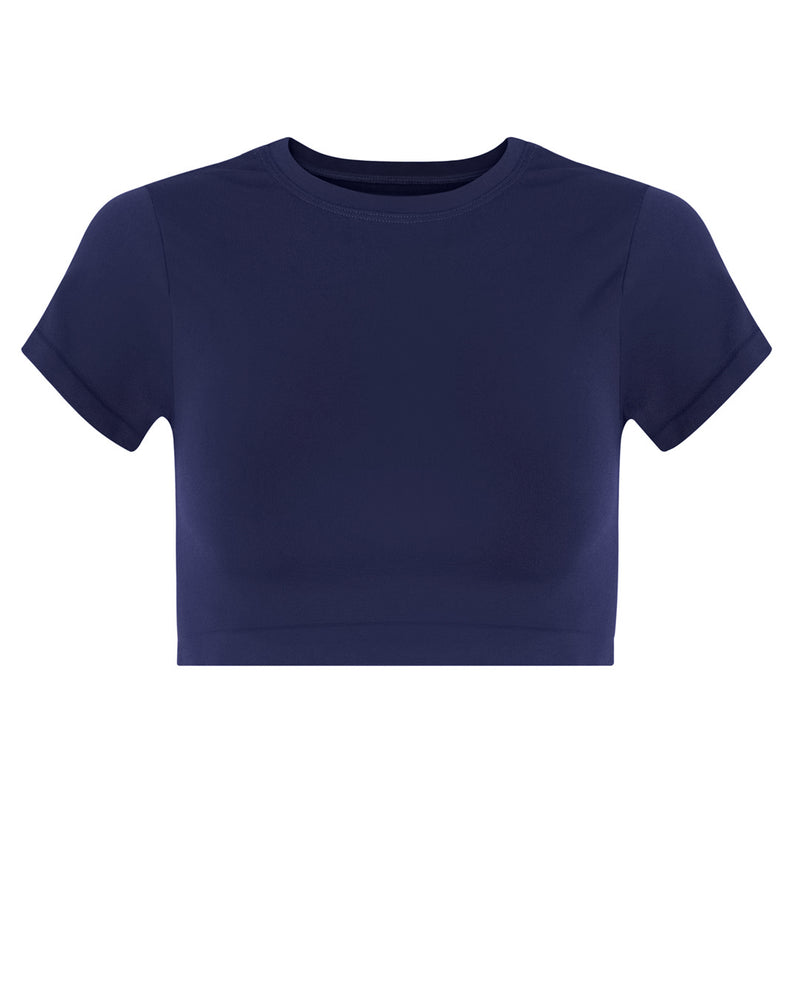 MINDFUL Crop Top | Navy | Image 1