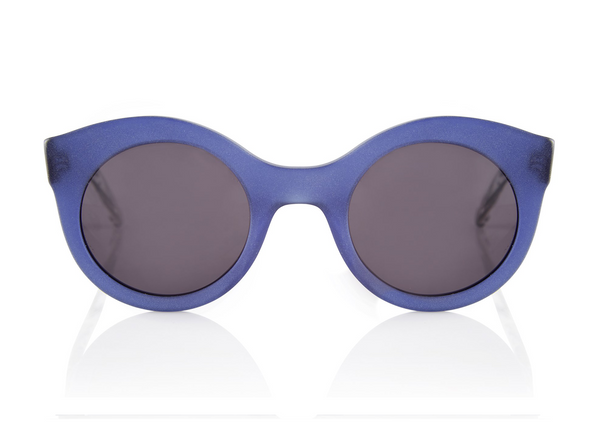 SAVANNAH Sunglasses | Matte Blue & Animal | Image 1