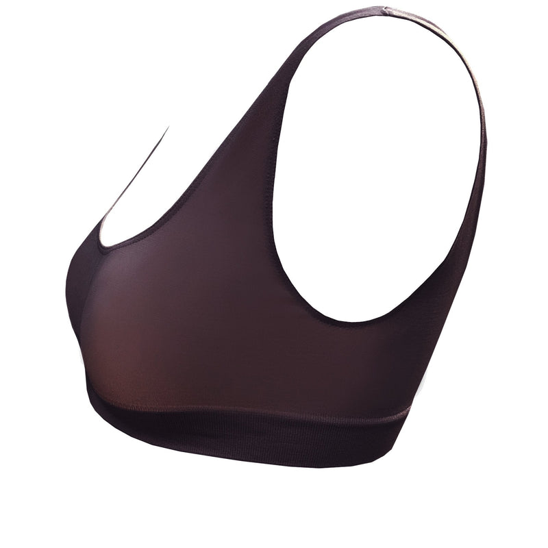 SERENE Bikini Bra Top | Chocolate Brown | Image 3