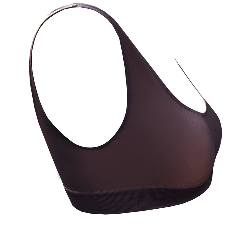 SERENE Bikini Bra Top | Chocolate Brown | Image 5